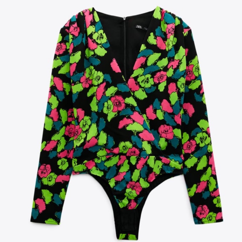 Zara Floral Bodysuit